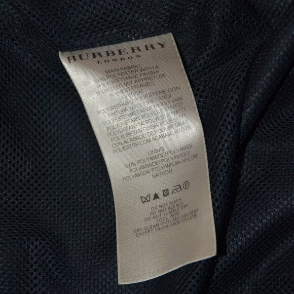 Burberry Woman's TESS Trench/Rain Coat Jacket BLACK Size 6P CUT 1695 - Picture 8 of 9